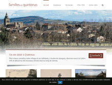 Tablet Screenshot of familles-de-quintenas.com
